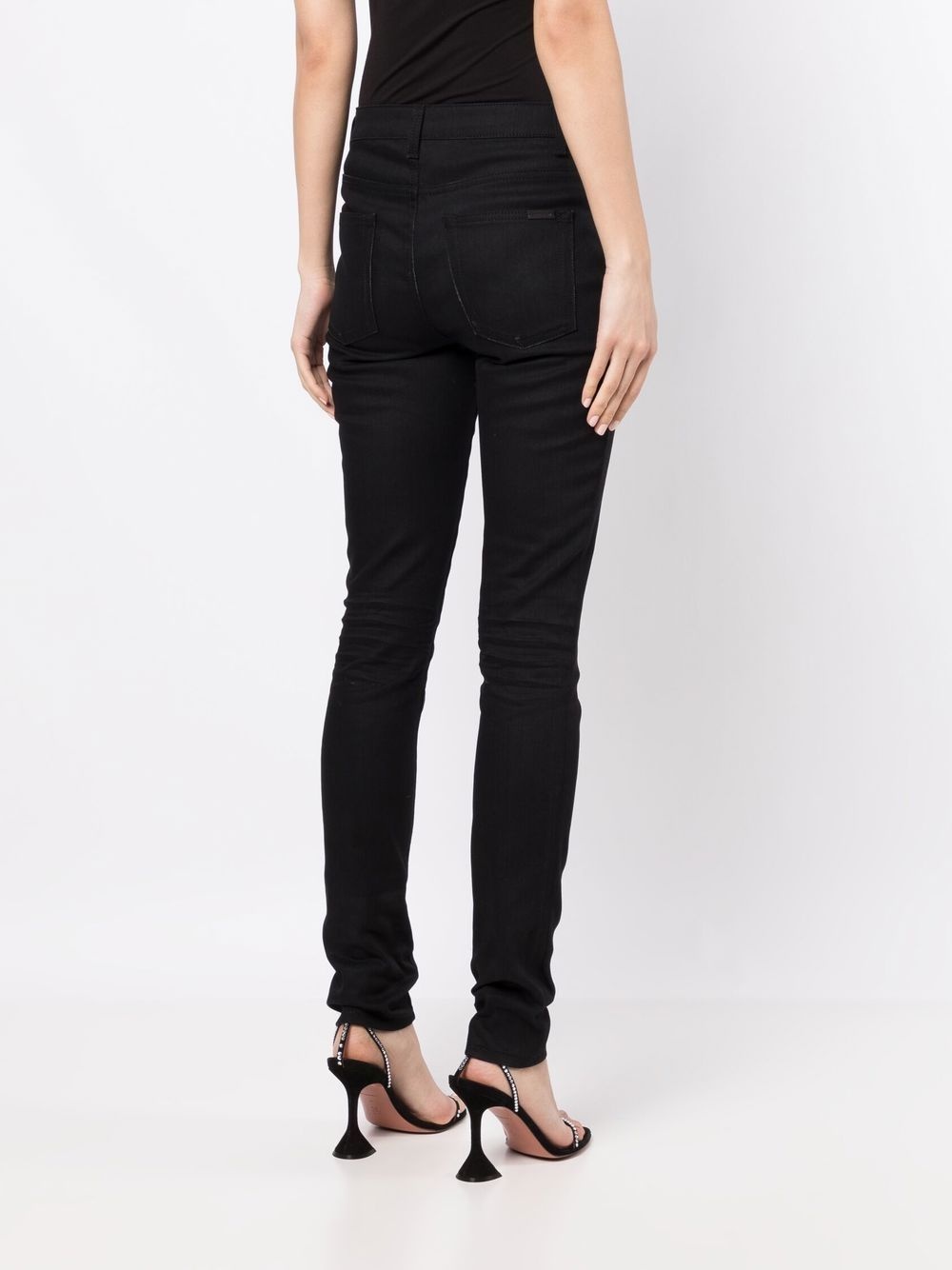 mid-rise skinny jeans - 4