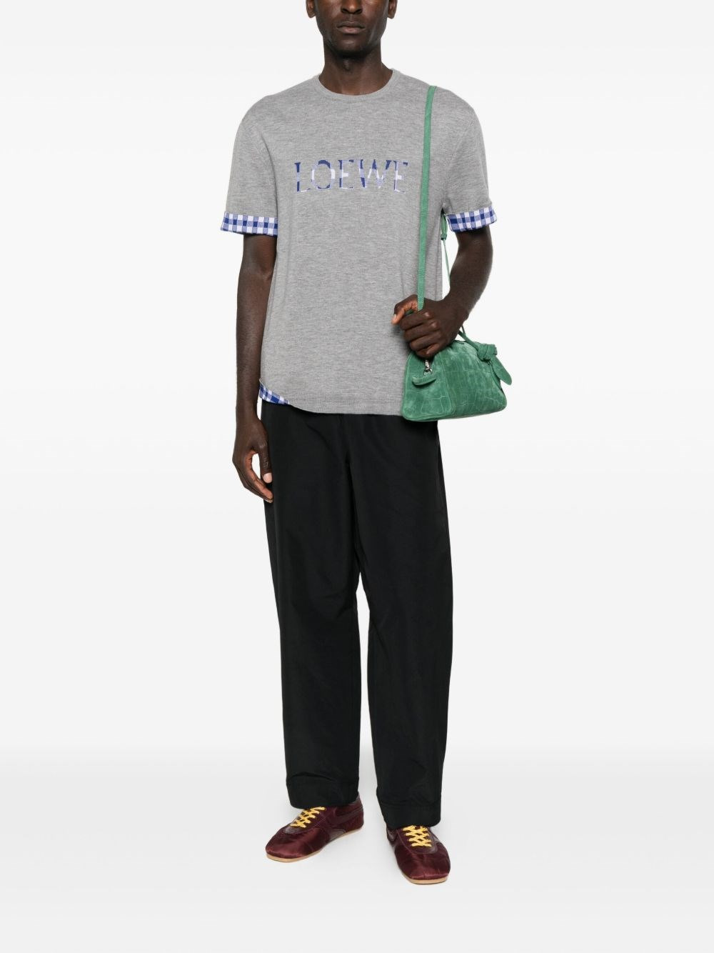 Wool and cotton blend t-shirt - 2