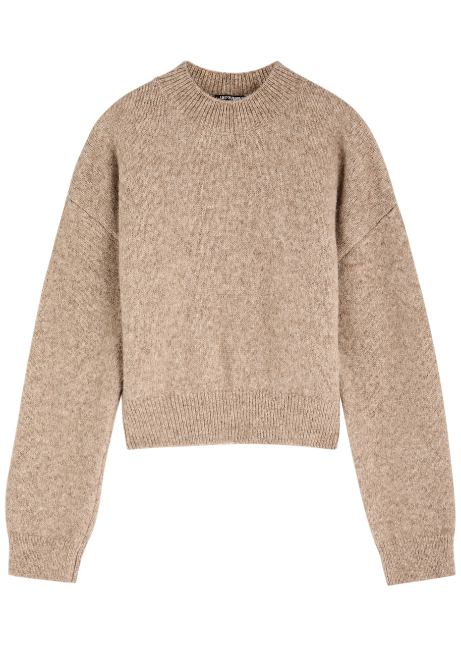 Le Maille logo alpaca-blend jumper - 1