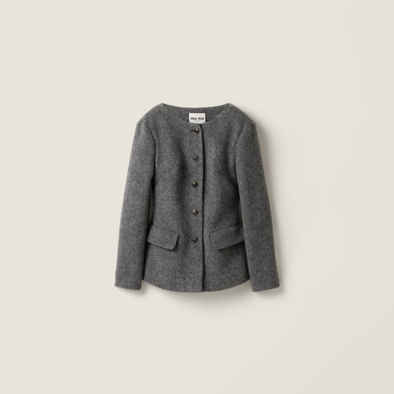 Light Shetland wool jacket 1