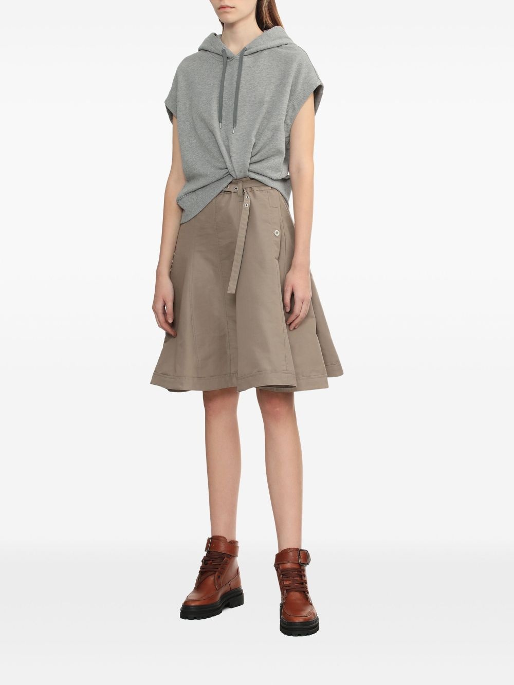 sweatshirt combo dress - 3