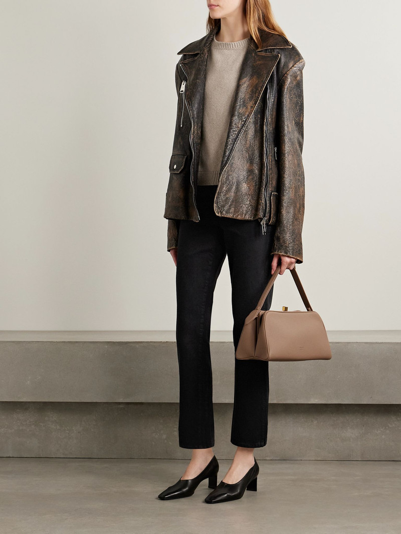 KHAITE Milo cashmere sweater Beige outlook