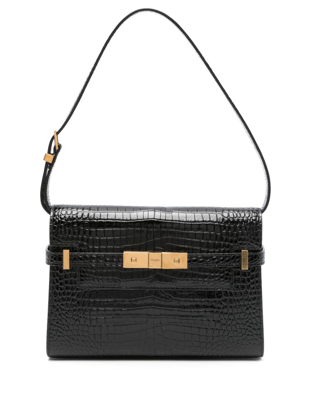 Manhattan embossed shoulder bag - 1