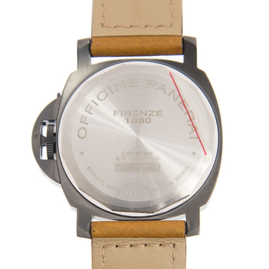 Panerai Luminor Power Reserve PVD Automatic Black Dial Men's Watch PAM00028 - 3