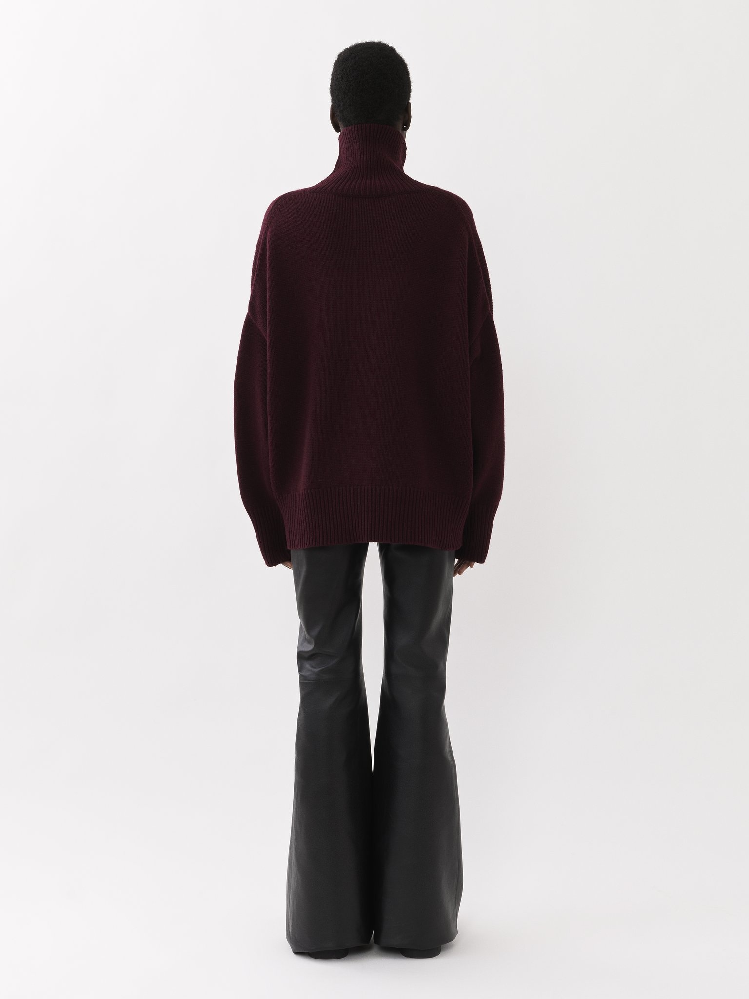 GENEROUS HIGH-NECK SWEATER - 5