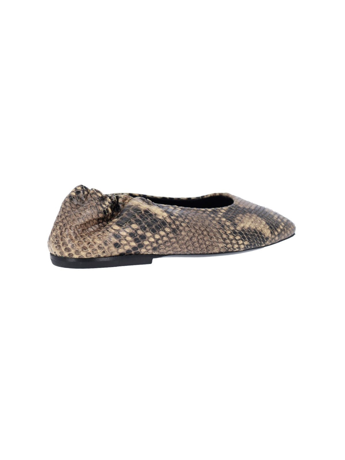 LEATHER BALLET FLATS - 4