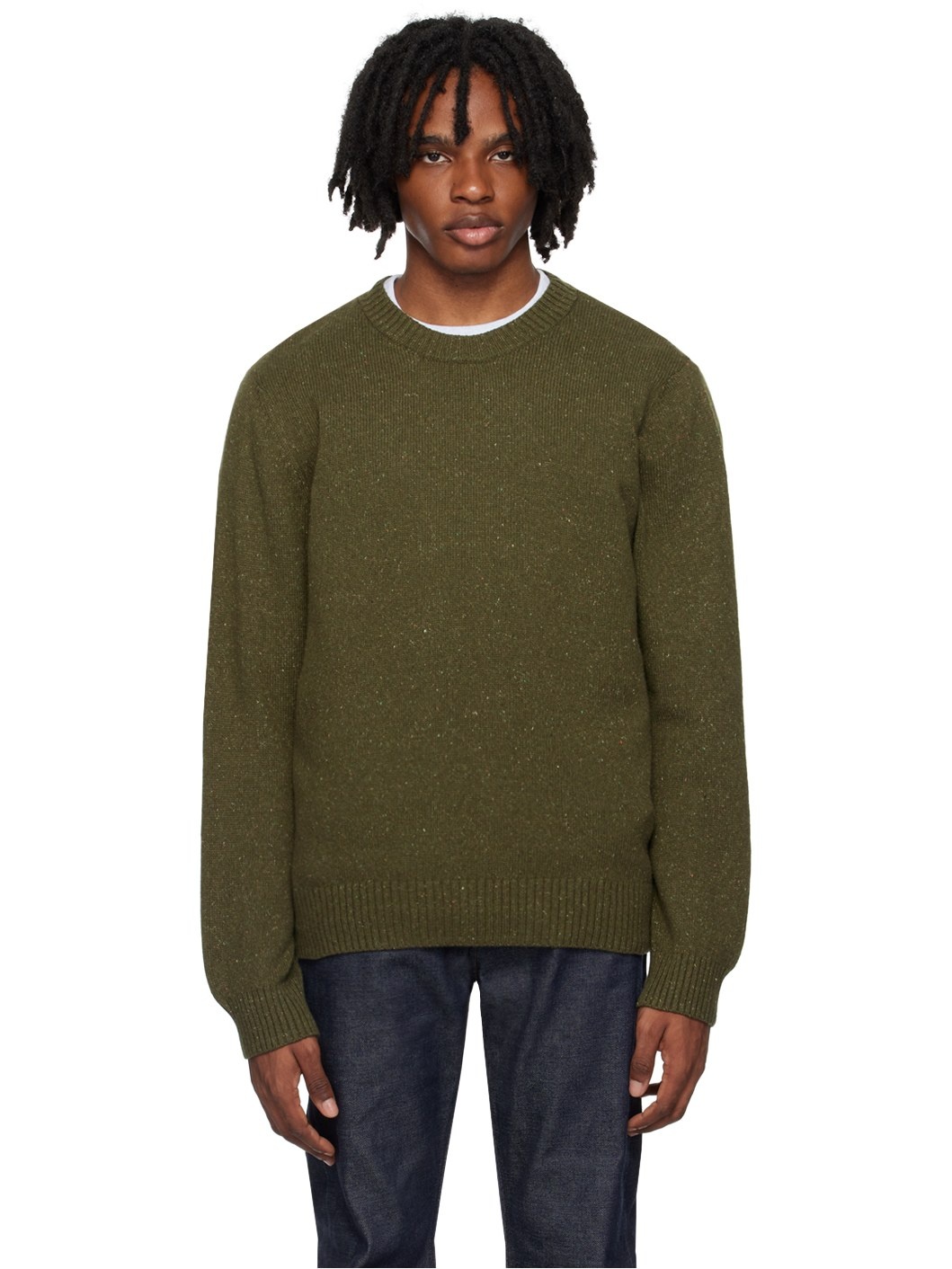 Khaki Lucien Sweater - 1