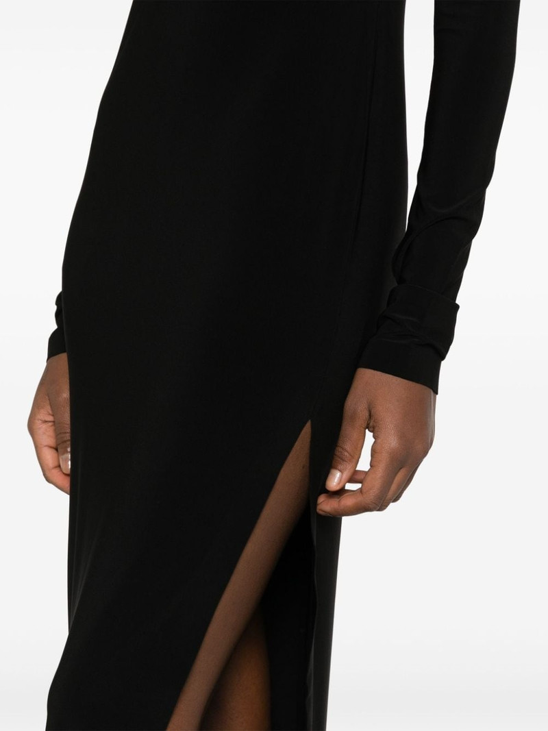 side-slit stretch-jersey maxi dress 5