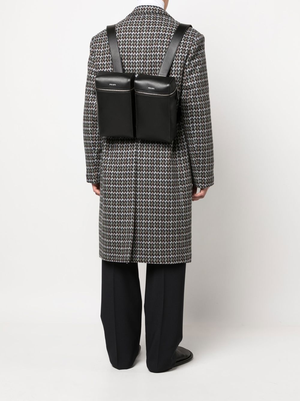 Double leather backpack - 2