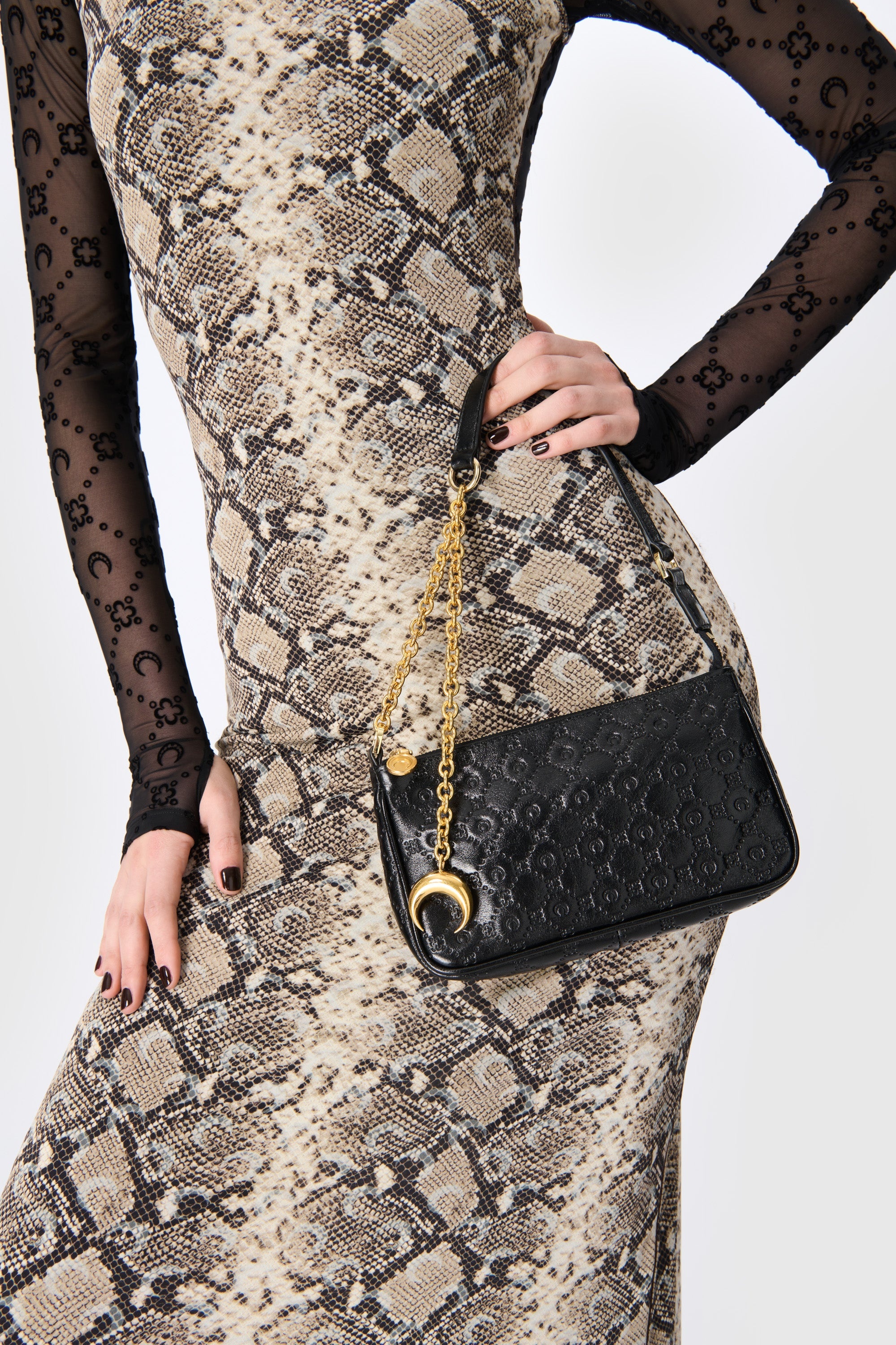 Moonogram Embossed Leather Core - 2