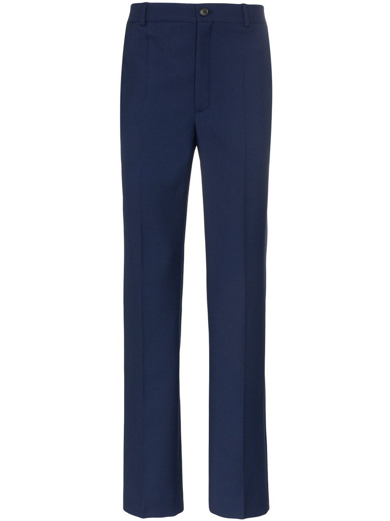 Straight Leg Tailored Trousers 1