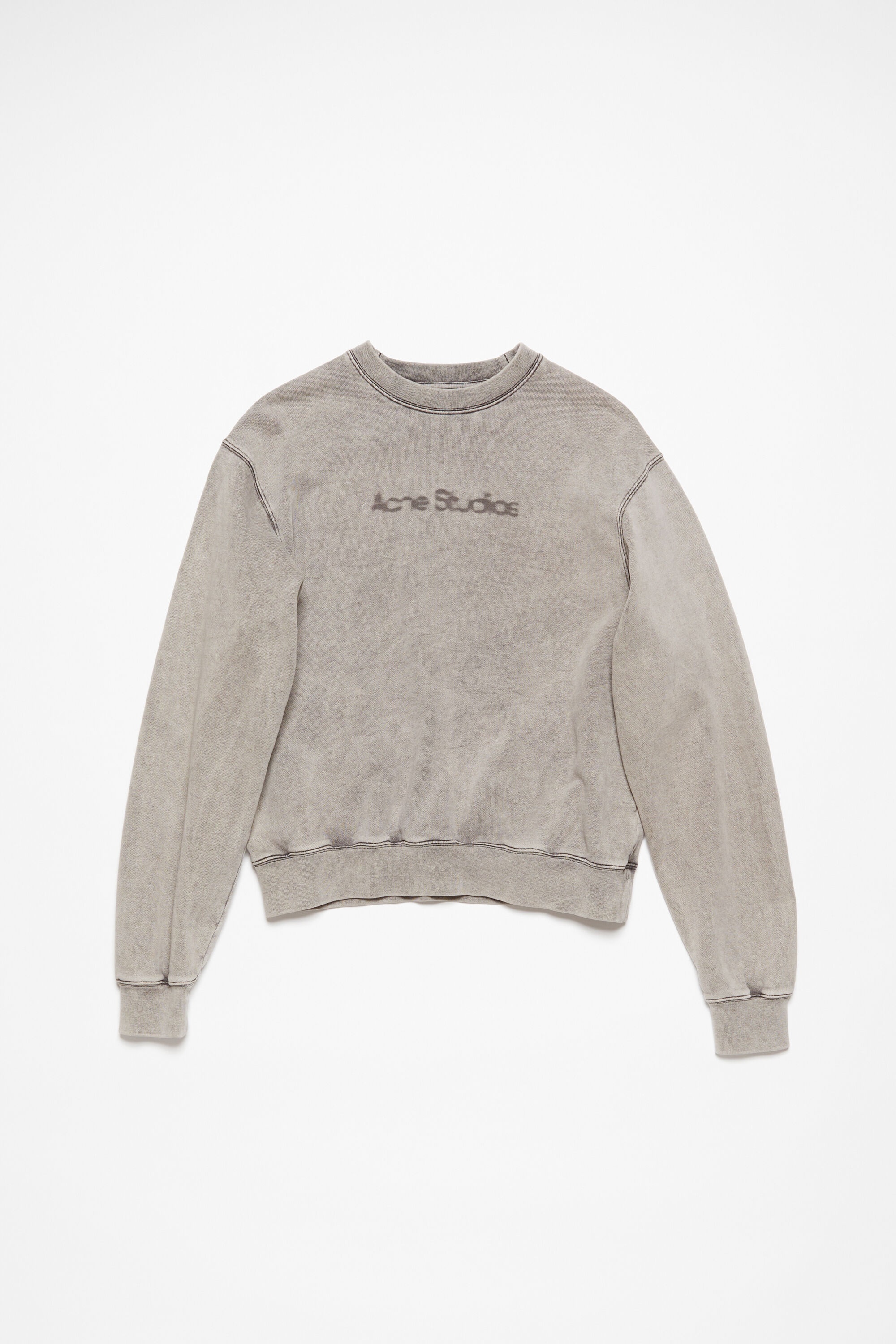 Blurred logo sweater - Faded Grey - 6