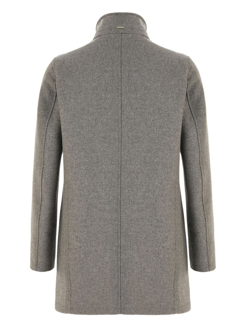 patch-pocket coat - 2