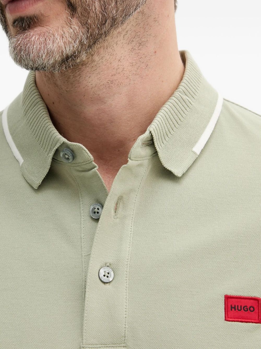embroidered-logo polo shirt - 5