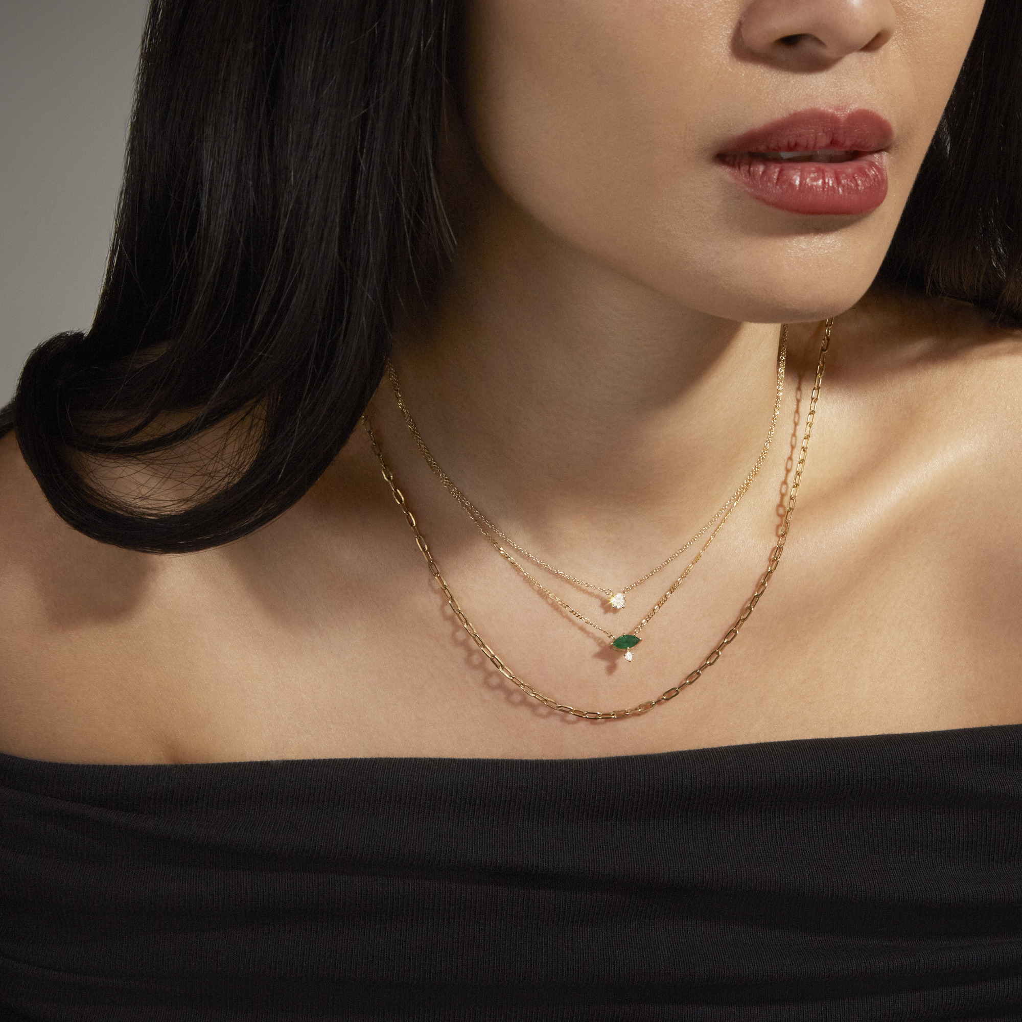 0.25CTW LAB-Created Daily Diamond Necklace - 4