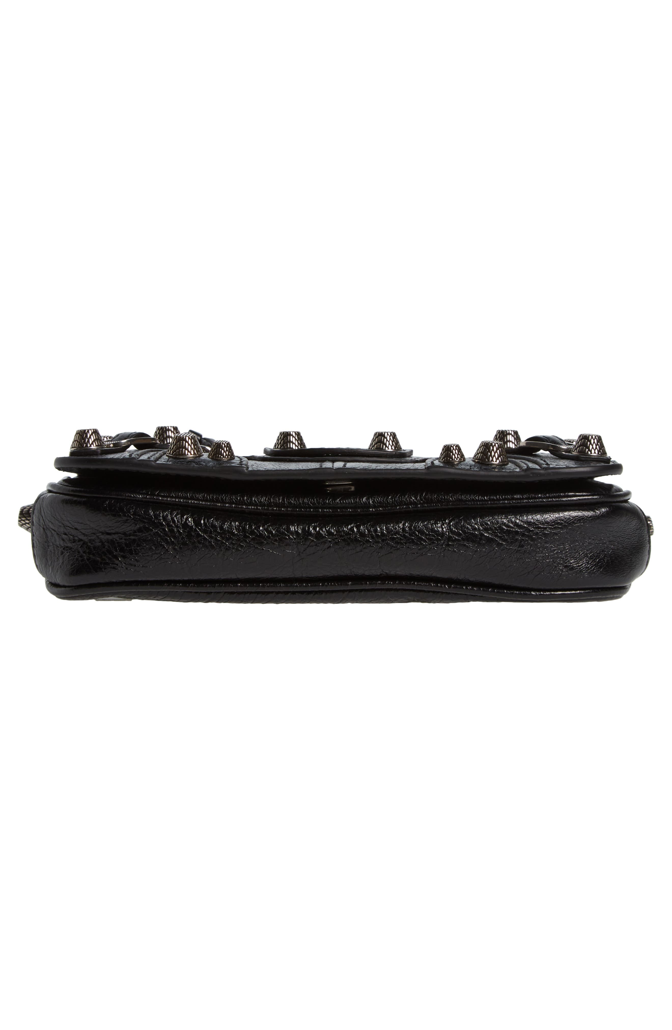 Mini Le Cagole Flap Leather Shoulder Bag - 5