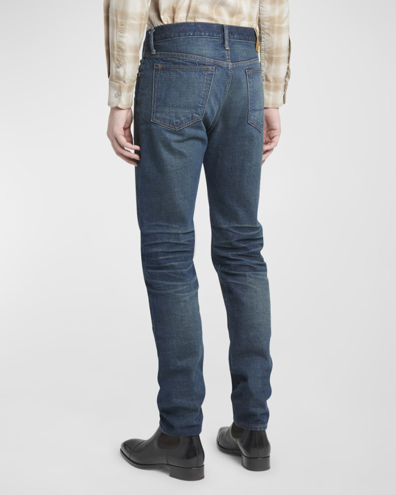 Men's Selvedge Denim Slim-Leg Jeans 6