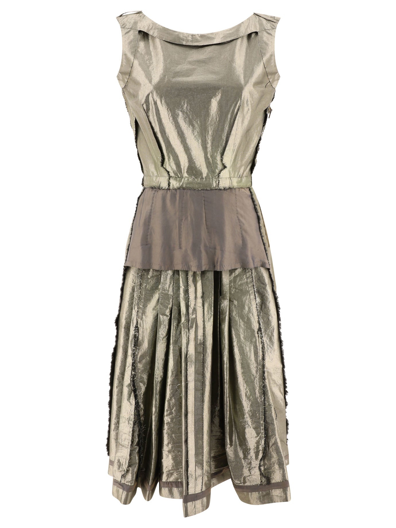 パーティードレス Maison Margiela S51DD0003 S76692 905 Dresses llic Mm6 Maison Margiela Ladies Prussian Blue Asymmetric Cotton