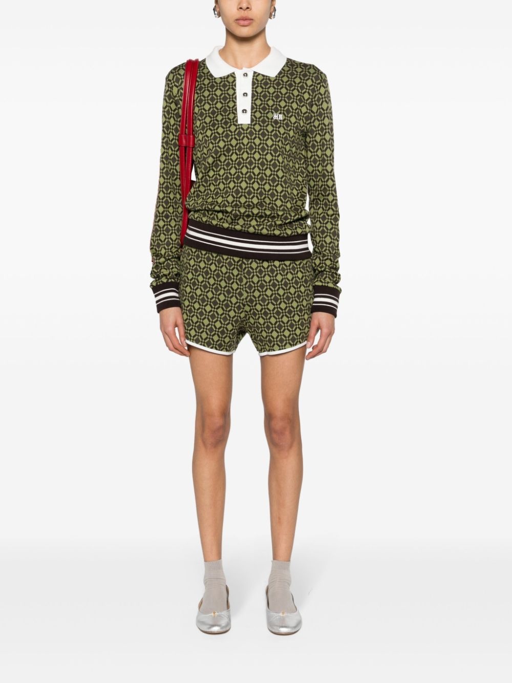 Selassie jacquard polo shirt - 2