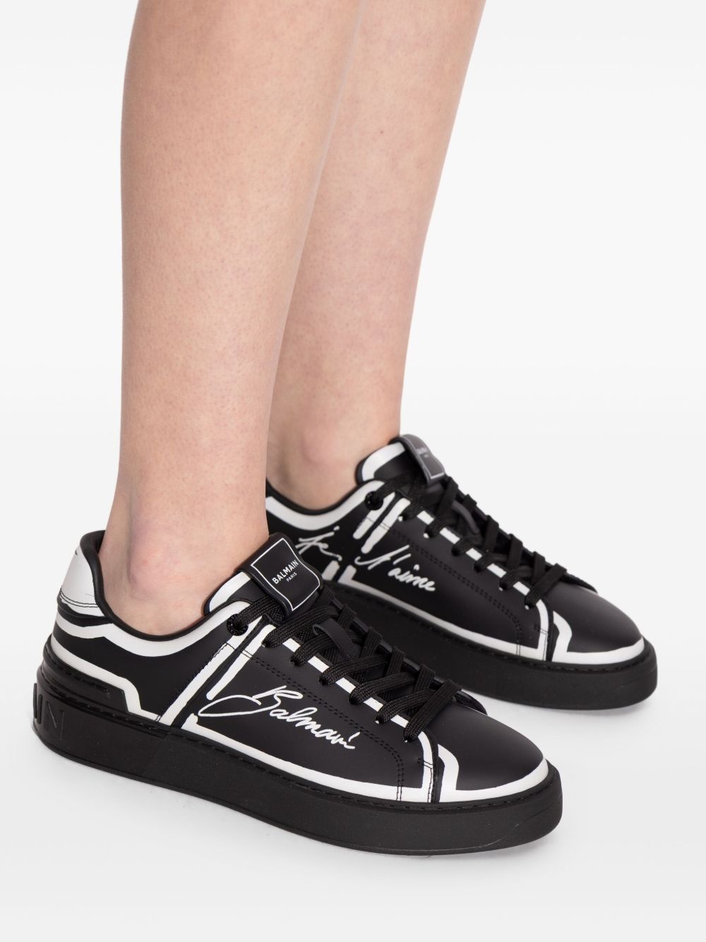 logo-print sneakers - 6