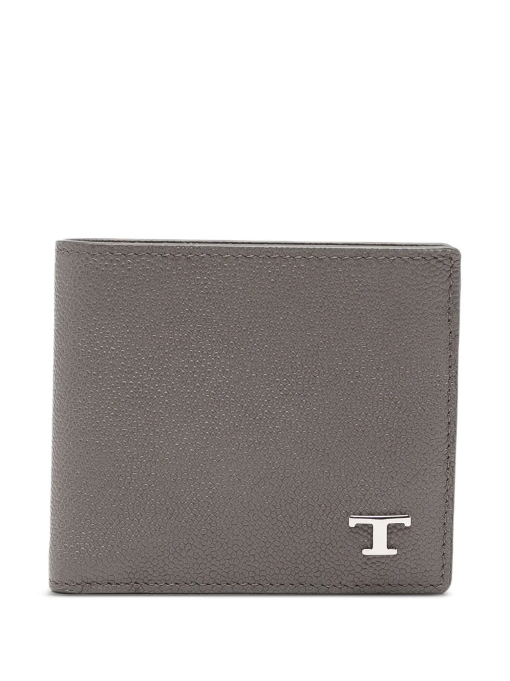 logo-plaque leather wallet - 1