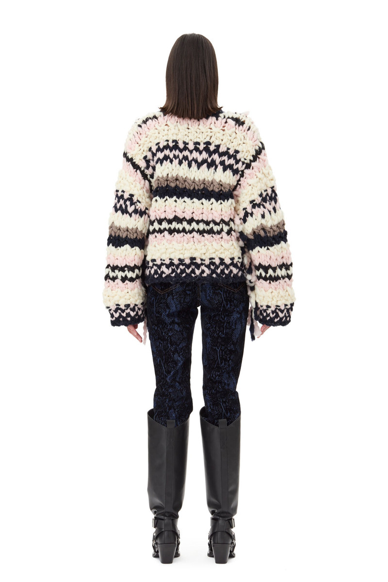 MULTICOLOR HAND-KNIT SWEATER 6
