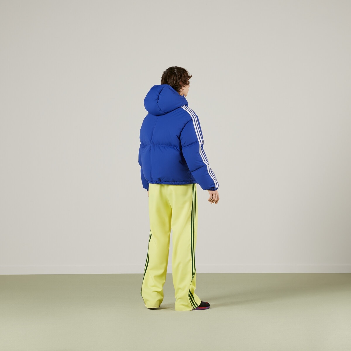 adidas x Gucci nylon down jacket - 3