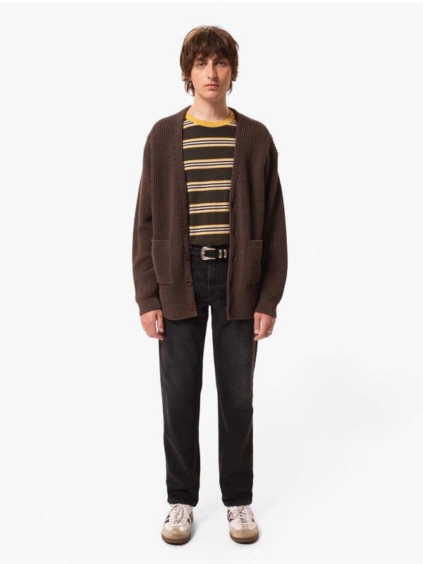 Kent Pineapple Cardigan Brownmelange - 2