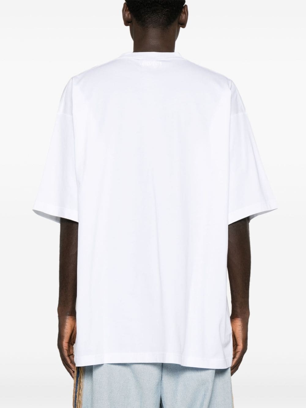 logo-print cotton T-shirt - 4