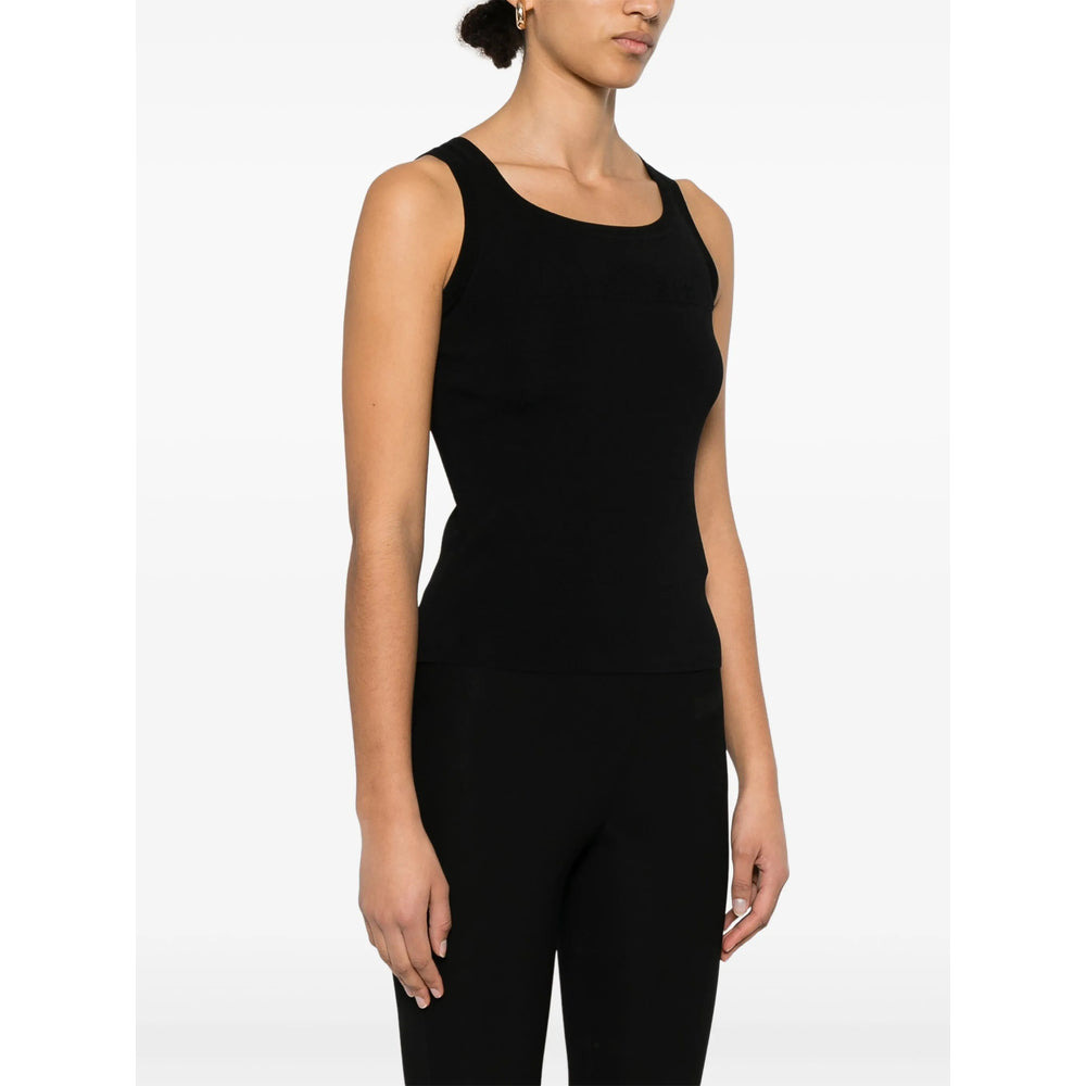 Max Mara Black Tops - Vests & Tank Tops Women - 2