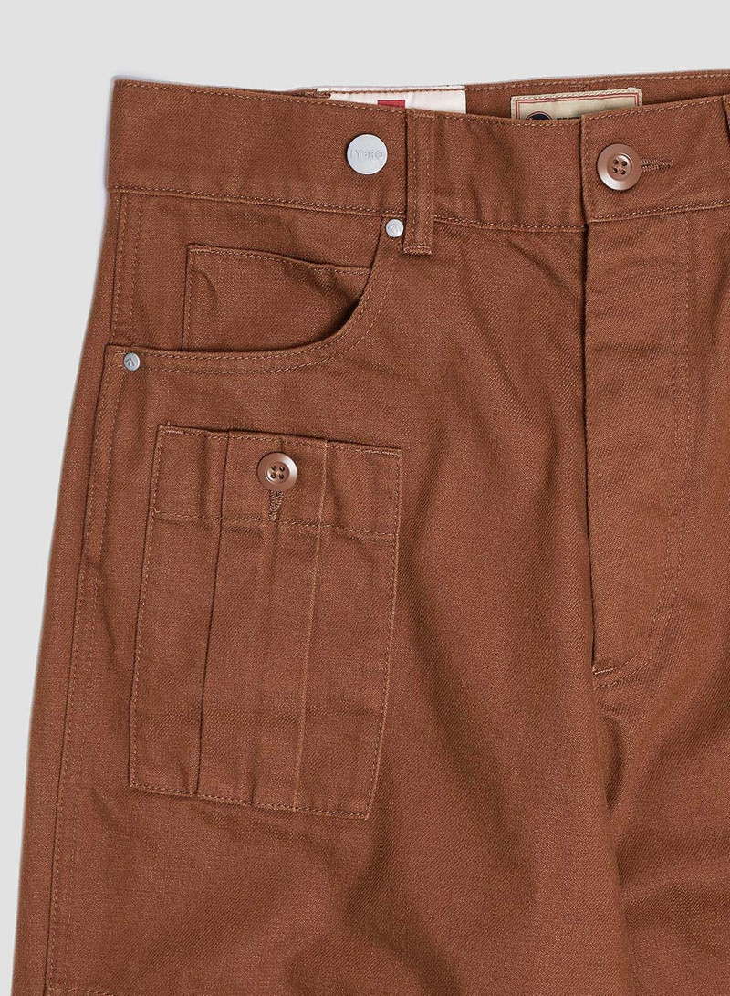 6 Pocket Pant Heavy Cotton in Brown 6