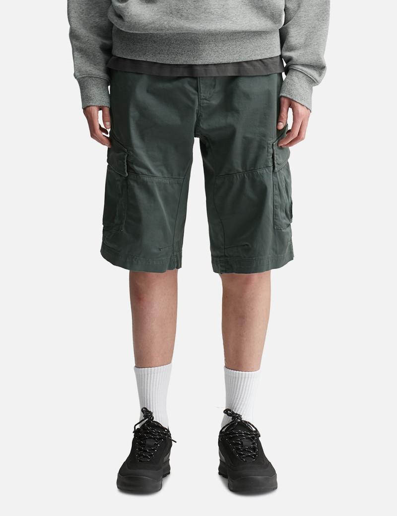 BERMUDA CARGO IN SATIN STRETCH 3