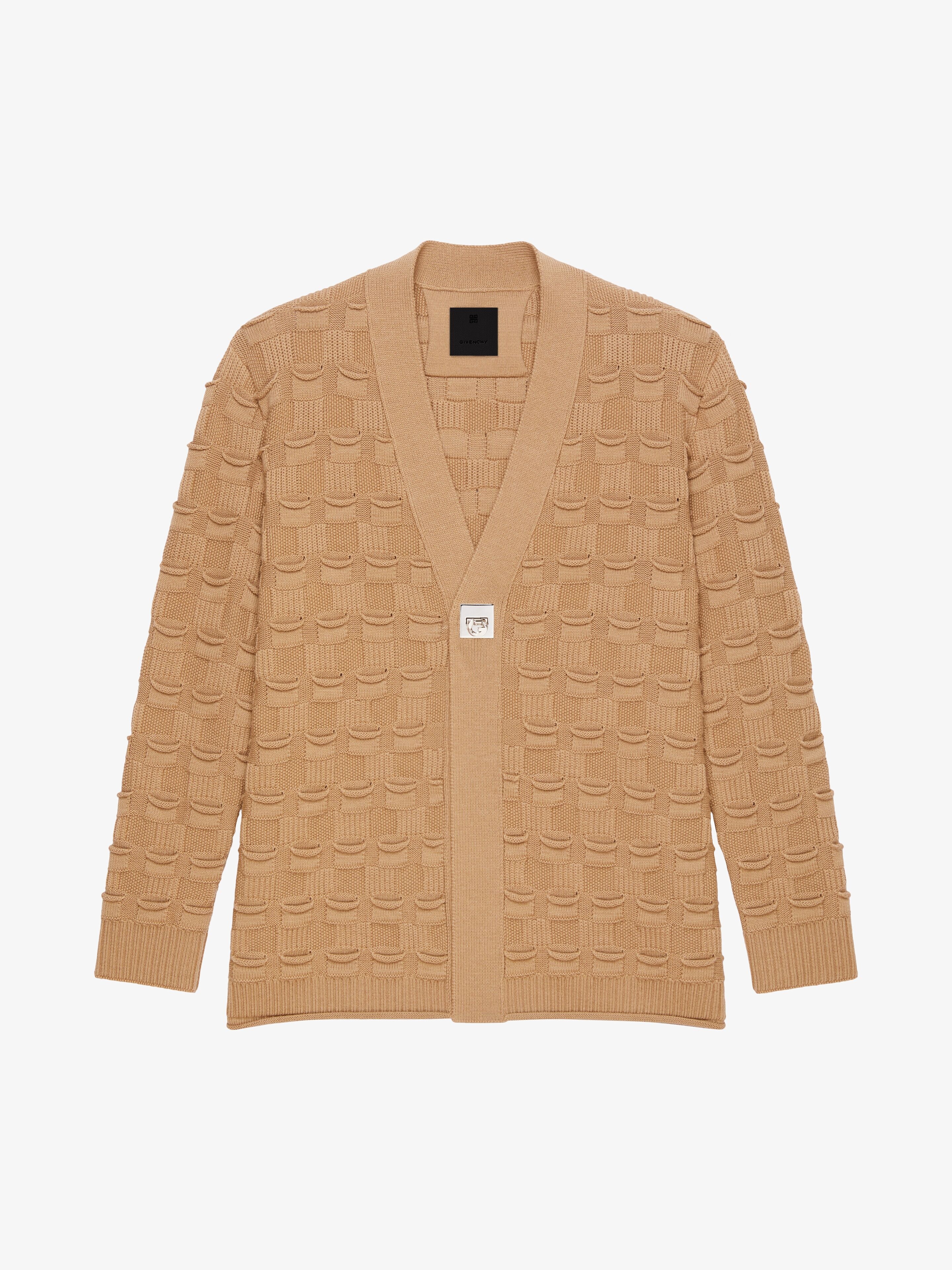 CARDIGAN IN WOOL WITH G LOCK BUCKLE - 1