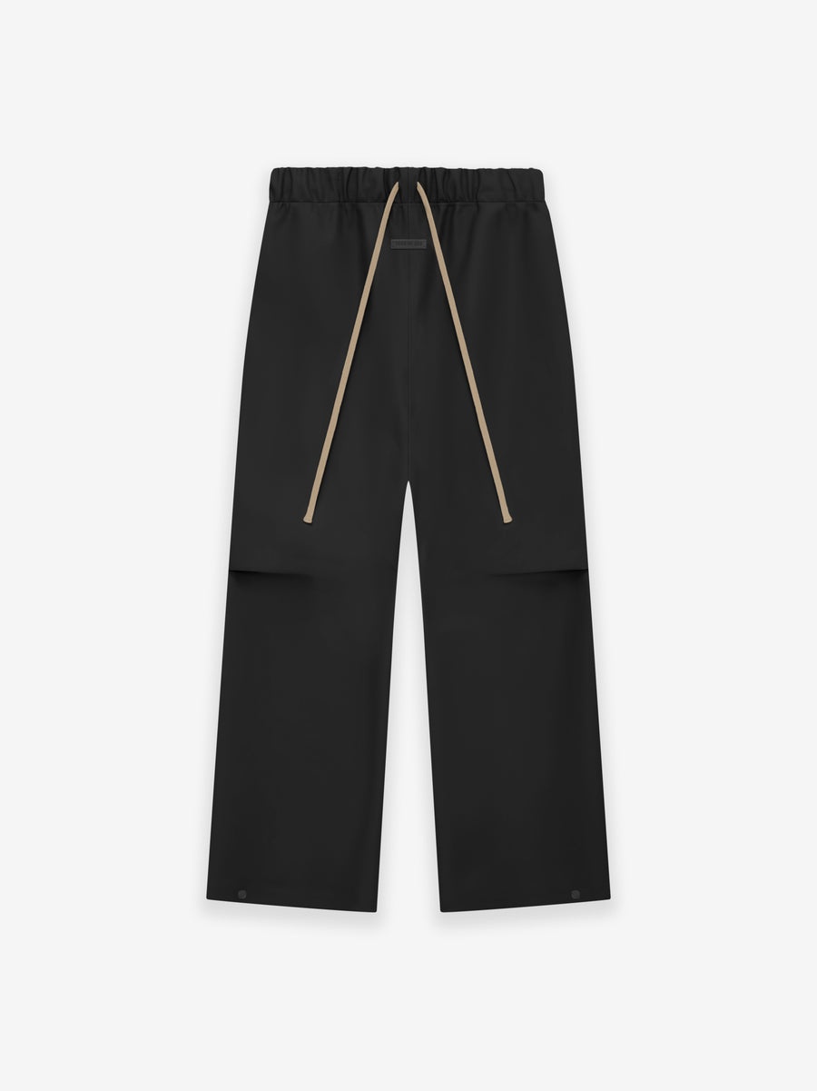 Rubber Knee Pleat Wide Leg Pant - 1