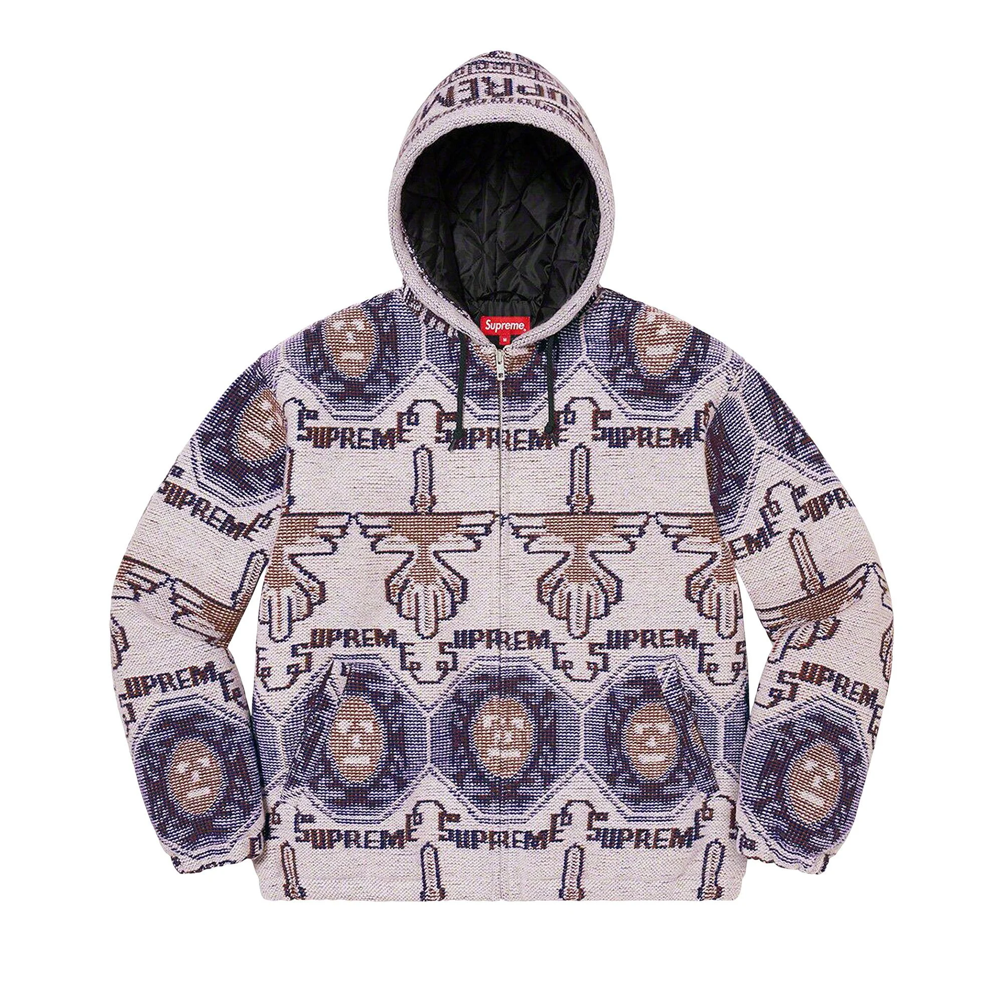 Supreme Woven Hooded Jacket 'Dusty Lilac' - 1