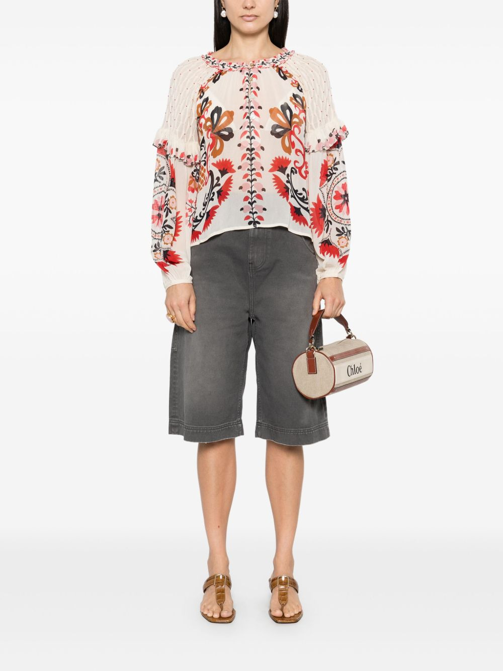 Cashew Mandala blouse - 2
