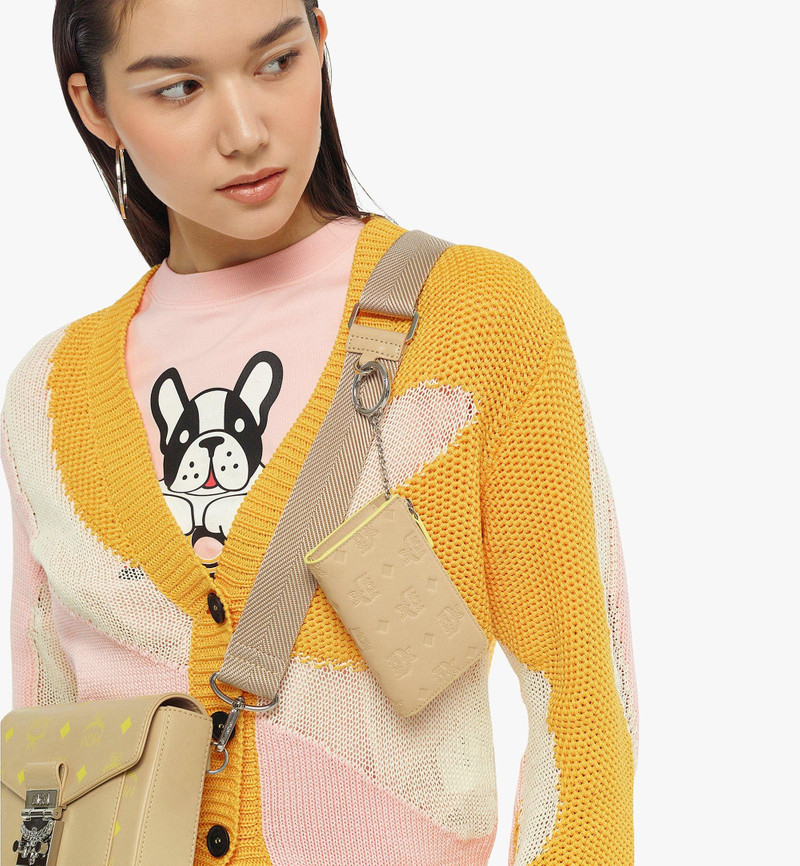 MCM Aren Zip Card Wallet in Monogram Leather outlook