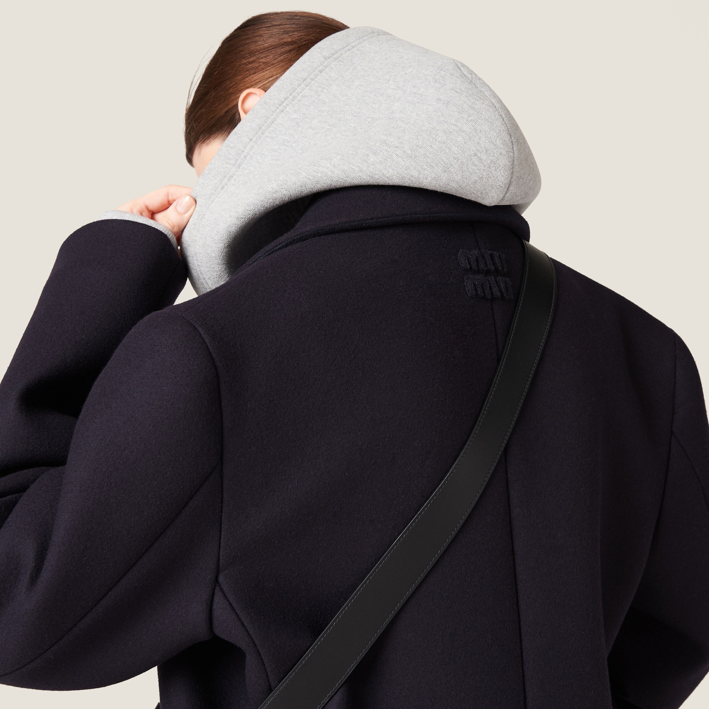 Double-breasted cloth peacoat jacket - 5