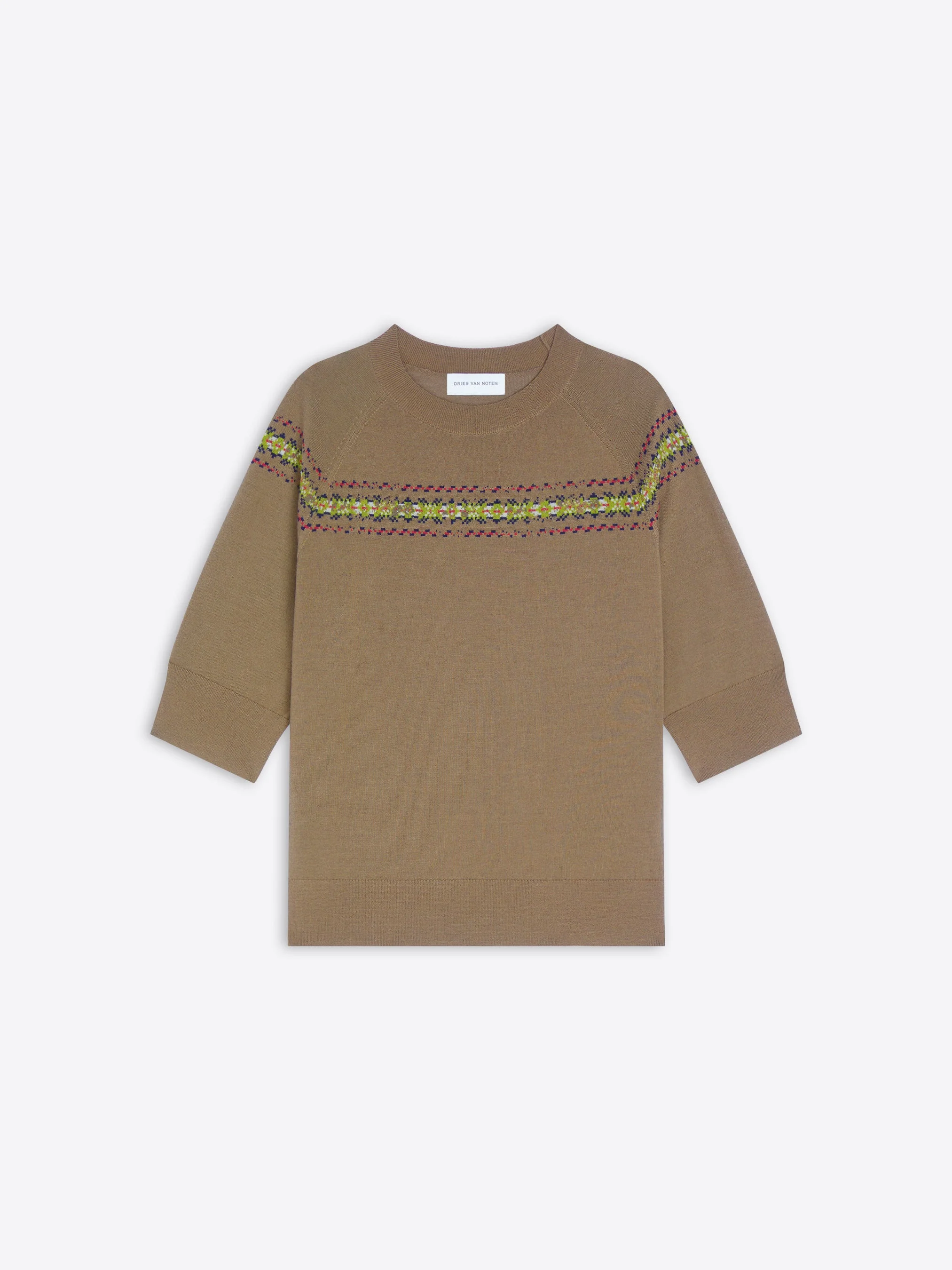 EMBROIDERED WOOL SWEATER - 1