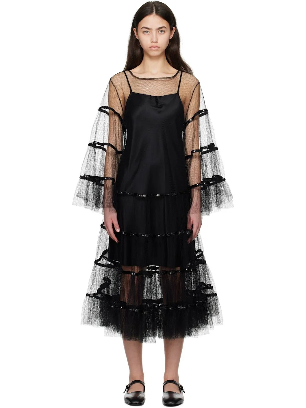 Black Swan Midi Dress - 1