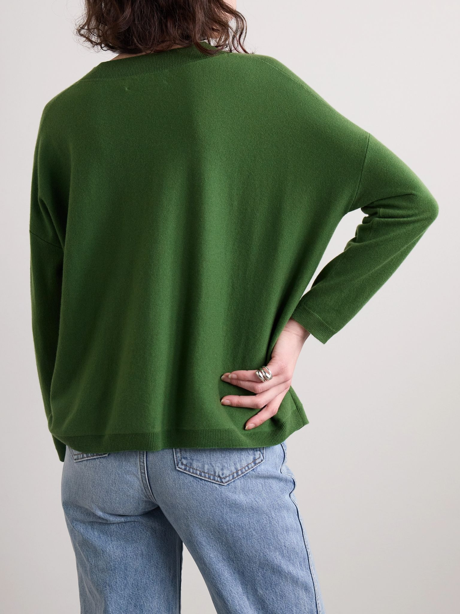 Linda cashmere sweater Green - 4
