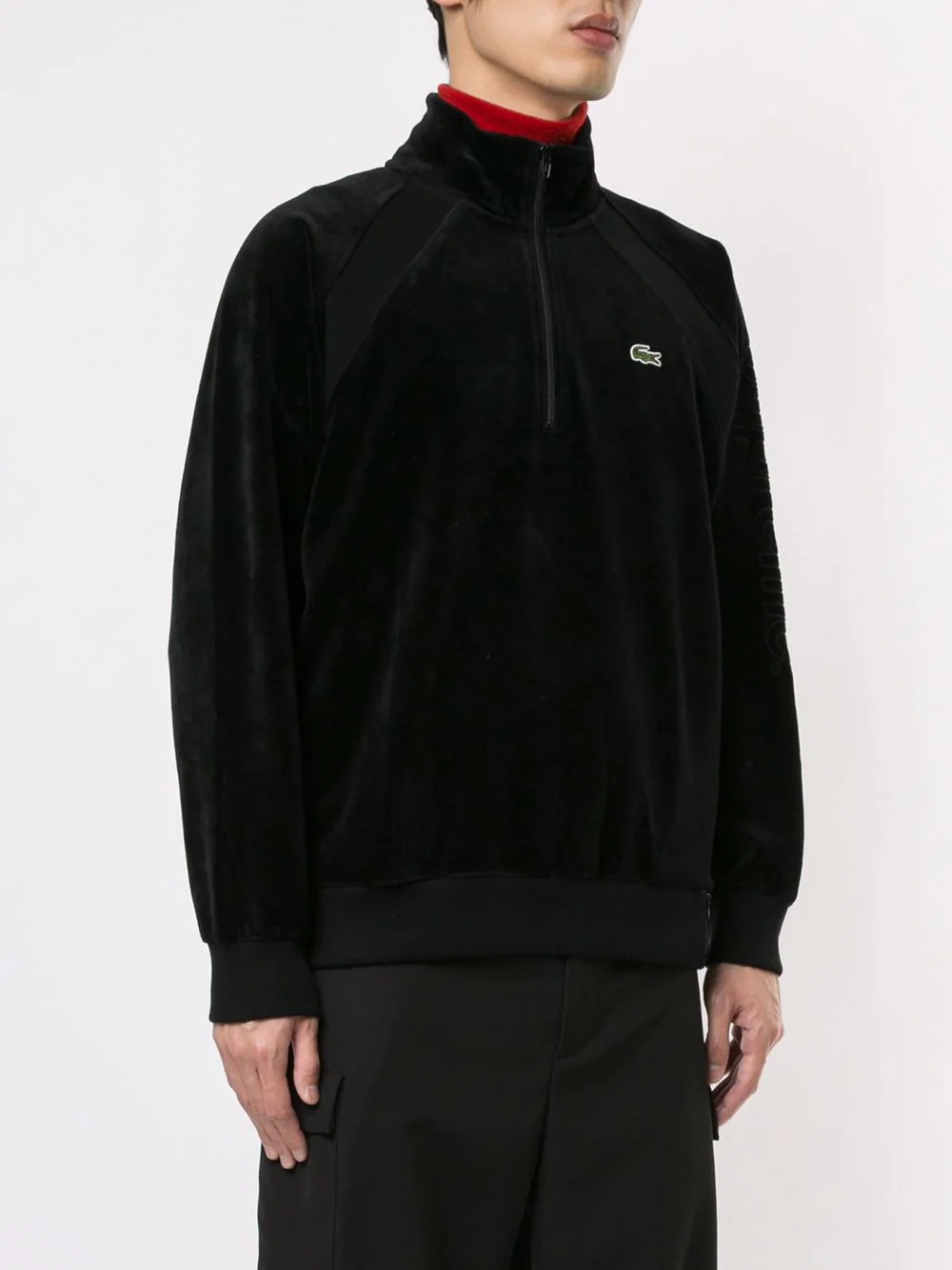 x Lacoste velour sweatshirt - 3