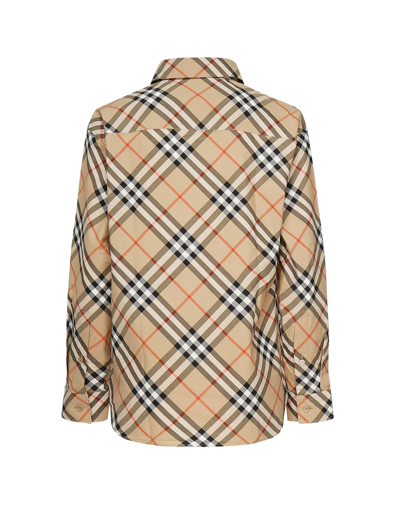 Cotton Shirt With Burberry Check Motif - 2