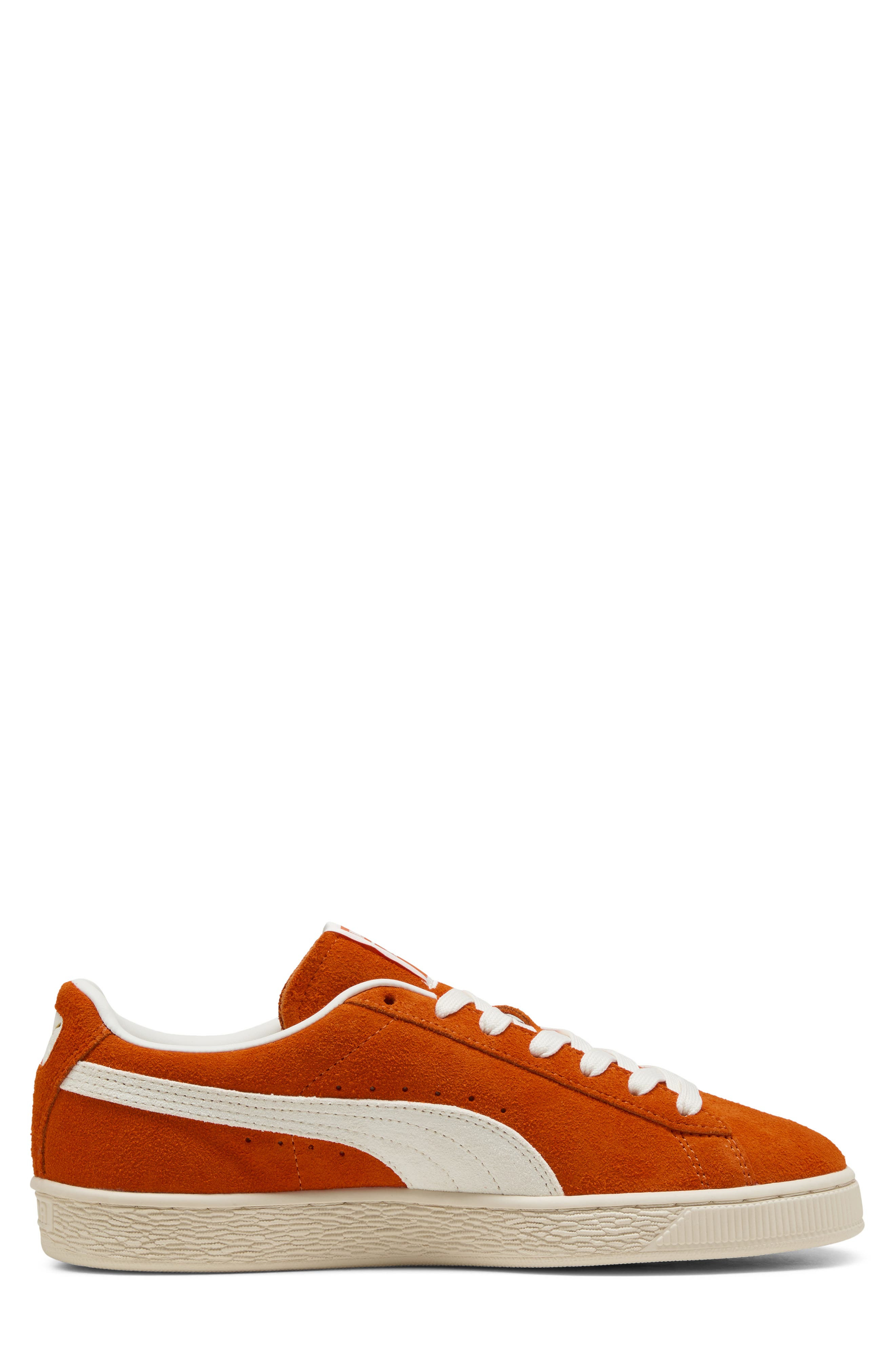 PUMA Charles F. Stead Suede Sneaker in Orange Glo/Puma White at Nordstrom - 4