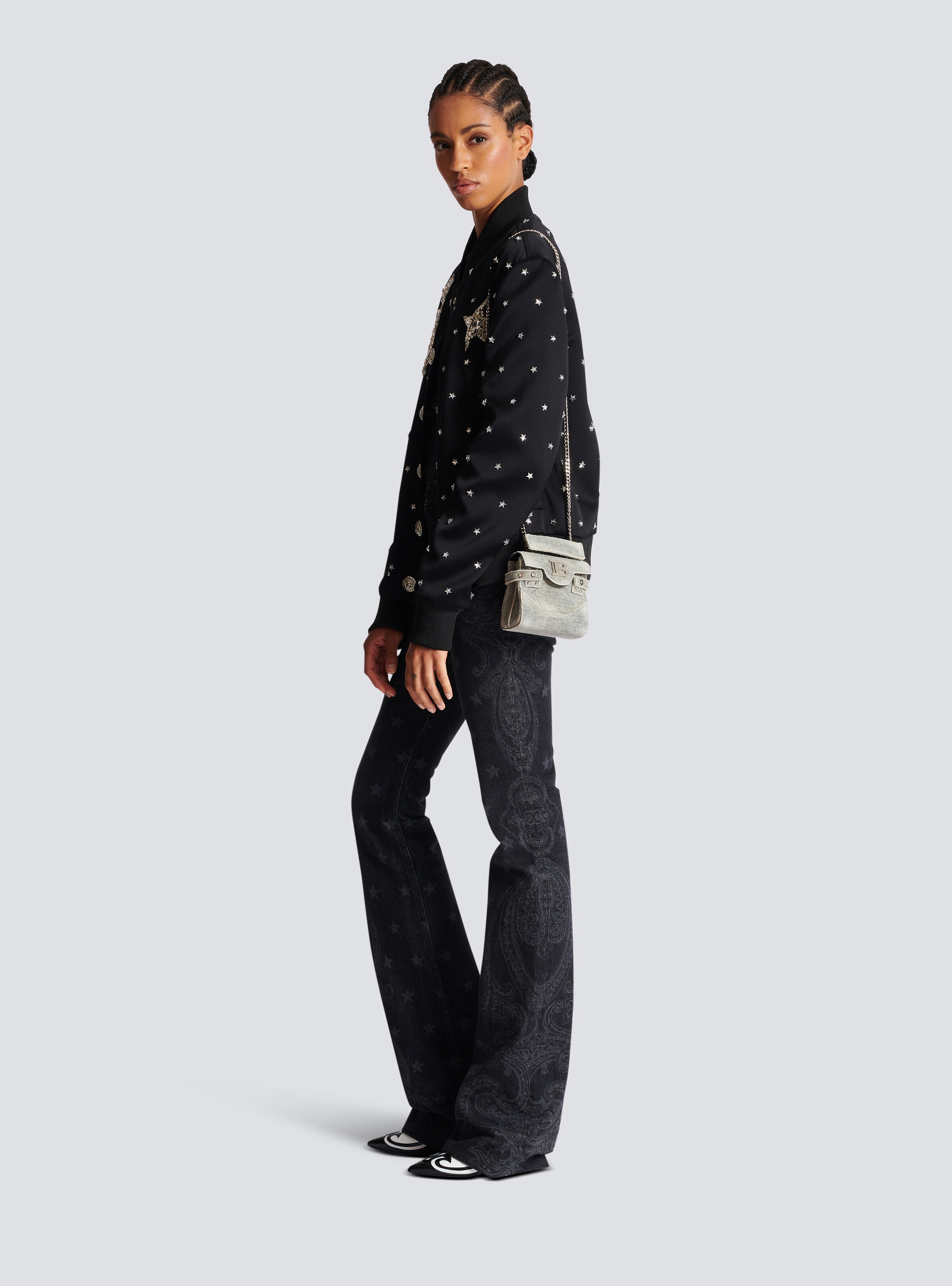 B-Buzz vintage-effect denim mini bag - 2