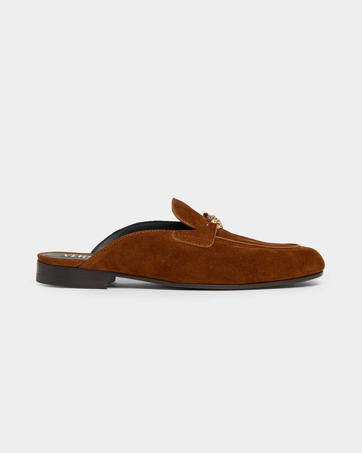 20mm Medusa Suede Loafer Mules - 1