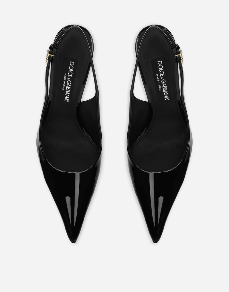 Patent leather slingbacks 4