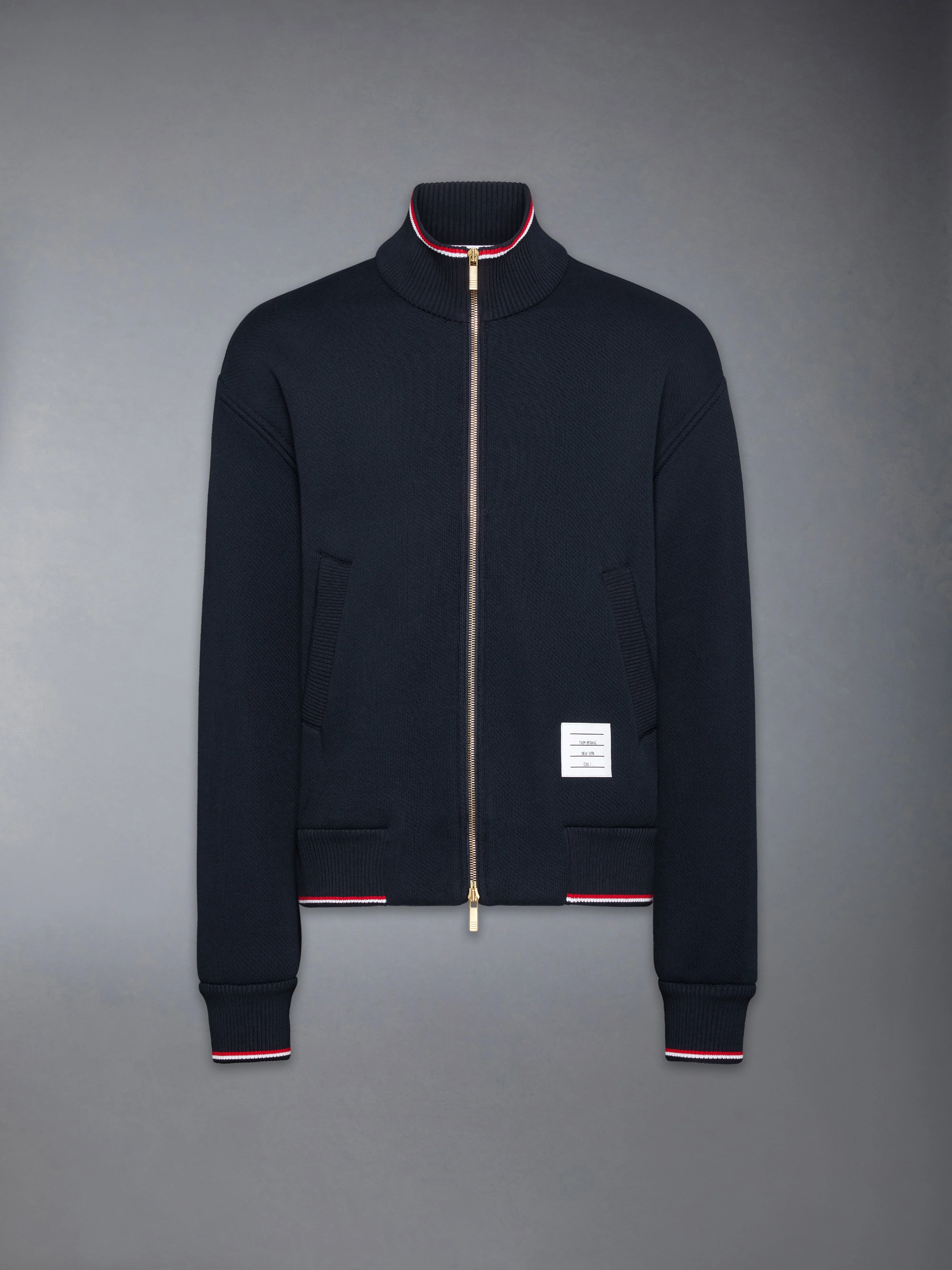 LOOPBACK OVERSIZED RWB STRIPE JACKET - 1