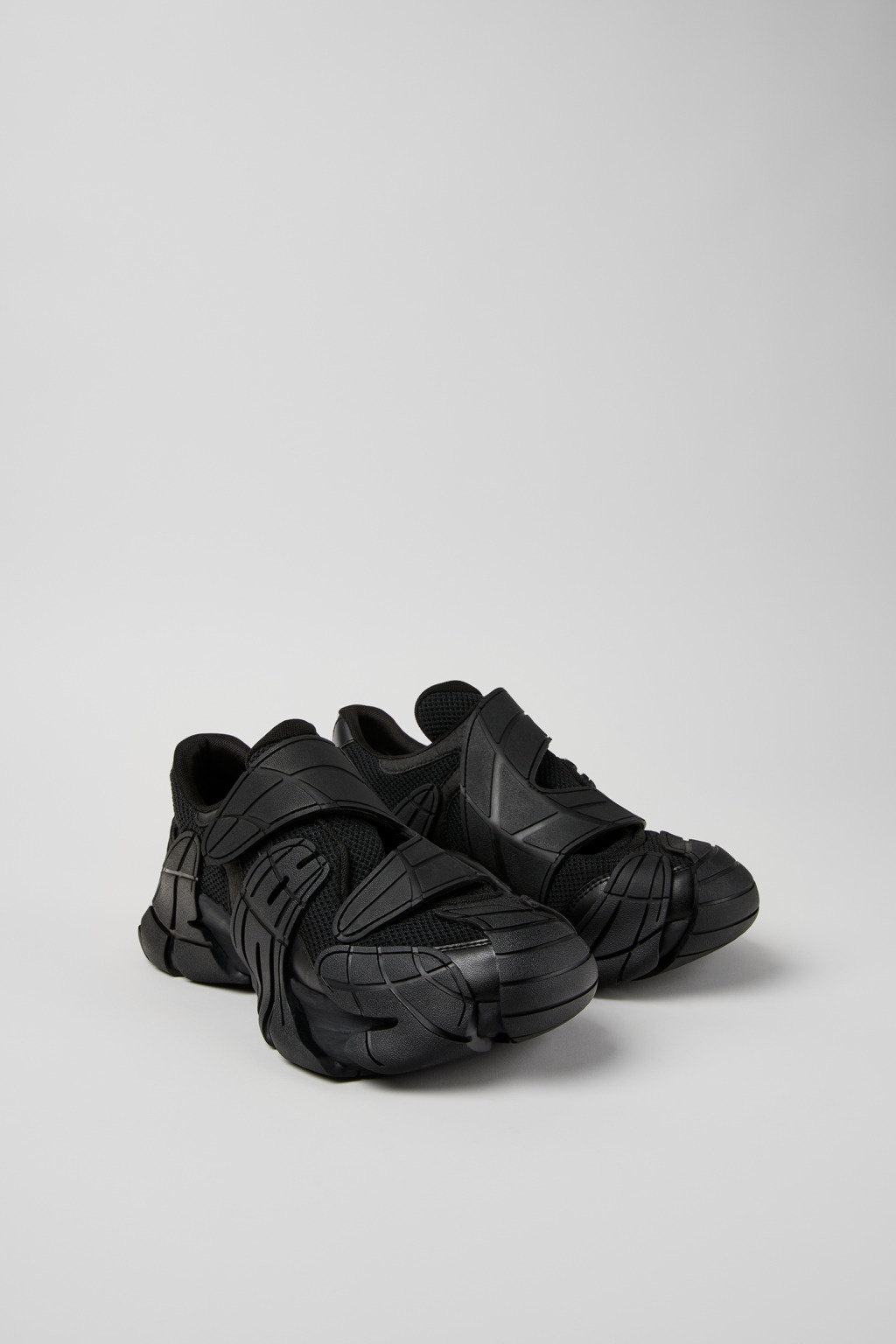 Black Textile Sneakers - 2