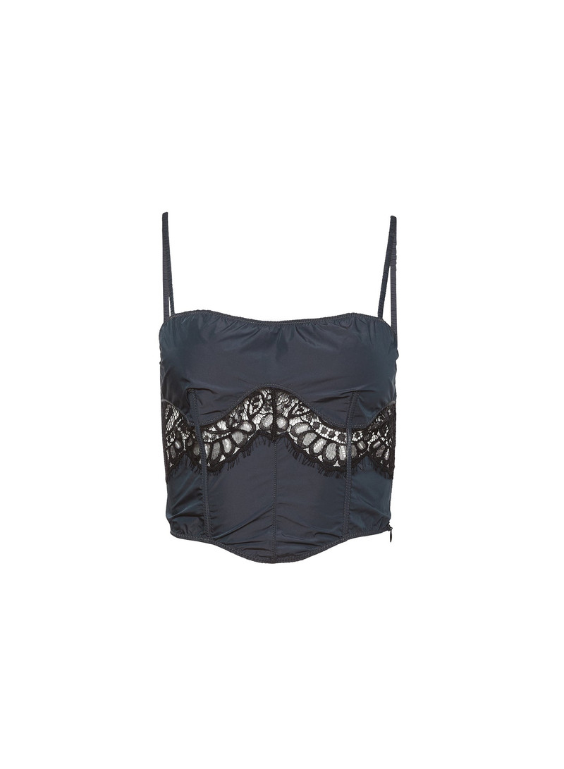 Nylon & Lace Bustier 1